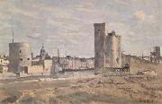 Jean Baptiste Camille  Corot La Rochelle (mk11) Germany oil painting artist
